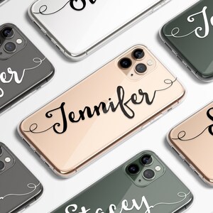 Personalized Mom gift with name iPhone case