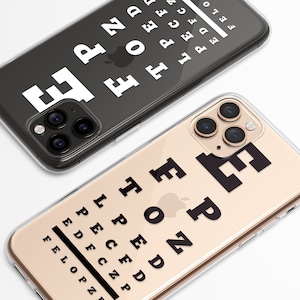 Eye Care Professional Doctor siliconenhoesje voor iPhone 14+ voor winkeleigenaar optometrist