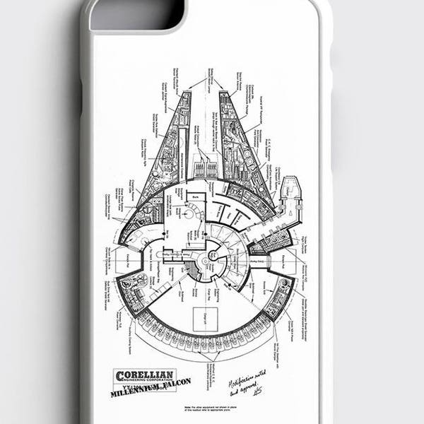 Millennium Falcon iPhone 8 Case Star Wars iPhone 7 Plus Case - Han Solo Chewbacca iPhone 6 Plus Star Wars iPhone SE Case iPhone X Case