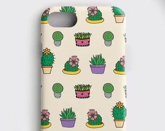 Samsung S9 Case Cactus Cacti iPhone XS Case, iPhone 7 Plus Case Cacti Cactus iPhone 6 Plus Cover iPhone SE Case Succulent Phone Case