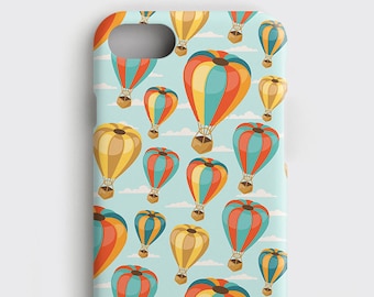 Blue Air Balloon iPhone XS Case Daughter Gift Samsung Cover, Cute Balloon iPhone 6S Case Samsung Galaxy S7 Case iPhone 6 Cover iPhone X Case