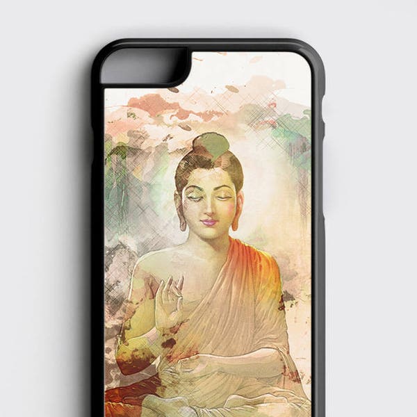 Buddha Phone Case Yoga Meditating Buddha Figurine - iPhone 4 5S 5 X 8 6S 6 plus Cover Samsung Galaxy S4 S5 S6 Note 3 4 5