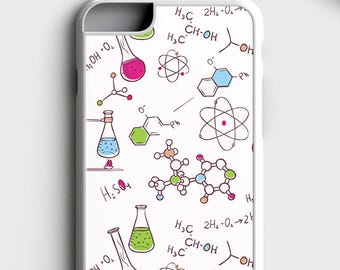 Chemistry iPhone 8 Case Science Samsung S9 Cover, iPhone X Case Molecule iPhone SE Case Geek Gift iPhone 7 Case iPhone 6S Plus Case