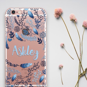 Personalized Floral Phone Case: Custom iPhone & Samsung Cover