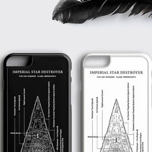 Imperial Star Destroyer iPhone Case: Star Wars Rubber Phone Cover