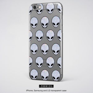 Clear Alien iPhone Case Space Lover Gift with Holographic UFO Design for iPhone 11, 12 Mini, 13 Mini, 14 Pro & XR image 9