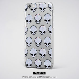 Clear Alien iPhone Case Space Lover Gift with Holographic UFO Design for iPhone 11, 12 Mini, 13 Mini, 14 Pro & XR image 8