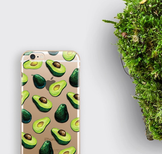 Avocado Iphone Xr Case Clear Silicone Iphone 11 Pro Max Etsy