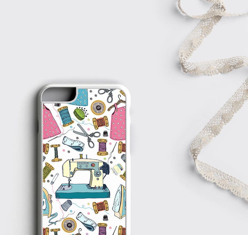 Mother Gift Sewing Phone Case Sew Machine Samsung Cover, iPhone SE Case Mother Gift iPhone X Case Samsung Galaxy S9 Case iPhone 8 Case 