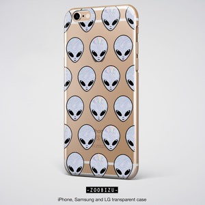 Clear Alien iPhone Case Space Lover Gift with Holographic UFO Design for iPhone 11, 12 Mini, 13 Mini, 14 Pro & XR image 7