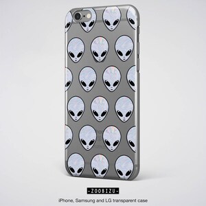 Clear Alien iPhone Case Space Lover Gift with Holographic UFO Design for iPhone 11, 12 Mini, 13 Mini, 14 Pro & XR image 4