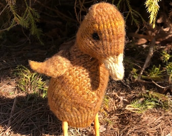 Knitted Duckling