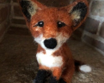 Needle Felted Red Fox