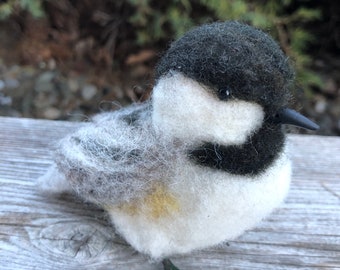 Needle Felted Chickadee