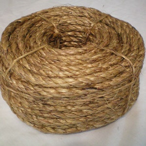 3/8&quot; X 100&#39; TREATED MANILA ROPE Docks Tree Work Dock Farm Nautical Crafts Rodeo