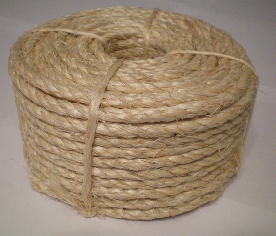 1/4 X 100 Feet Sisal Rope CAT SCRATCHING POST Claw Control Toy