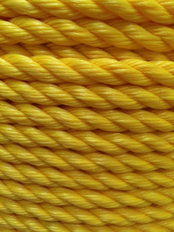 COIL of 1/2 X 600' Yellow Polypropylene Rope Poly Boat Dock Work