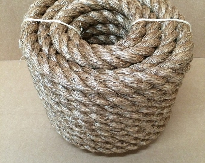 1.25 X 100' TREATED MANILA ROPE Docks Tree Work Dock Farm Nautical ...