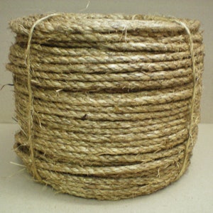 3/8&quot; X 600&#39; TREATED MANILA ROPE Docks Tree Work Dock Farm Nautical Crafts Rodeo