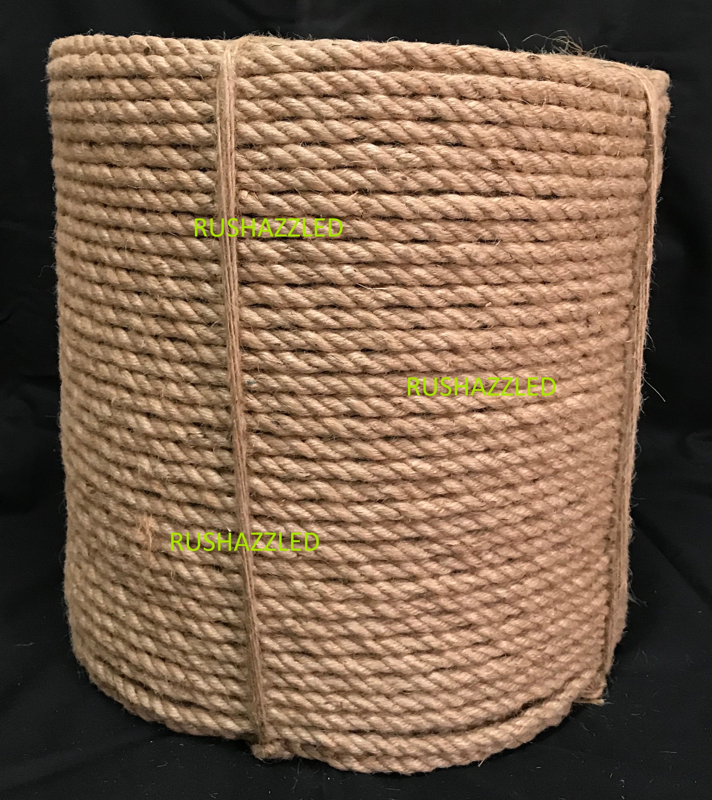 Natural Brown Jute Burlap Rope Twine String Cord Shank Craft