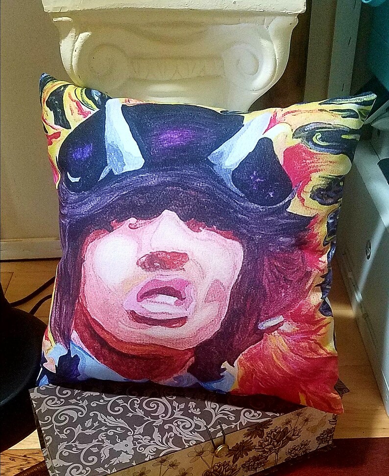 Rock and Roll Pillows Etsy