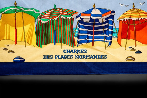 Hermès Paris Scarf "Charmes des Plages Normandes"… - image 2