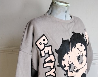 True vintage reversible 1980s Betty Boop sweatshirt