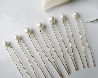 Ensemble d'épingles à cheveux de mariage en perles Épingles à cheveux de mariée en perles Épingles à cheveux de mariage en perles de perles. Cheveux de demoiselle d'honneur, cheveux de bal de promo.