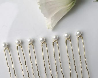 Petite épingle à cheveux de mariage en perle Épingle à cheveux de mariée en perle Épingle à cheveux en perle pour cheveux de mariage en perle. Cheveux pour occasions spéciales, cheveux pour bal de promo.