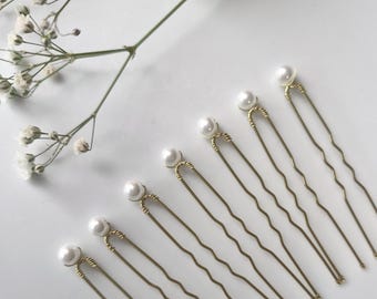 Petite épingle à cheveux de mariage en perle Épingle à cheveux de mariée en perle Épingle à cheveux en perle pour cheveux de mariage en perle. Cheveux pour occasions spéciales, cheveux pour bal de promo.