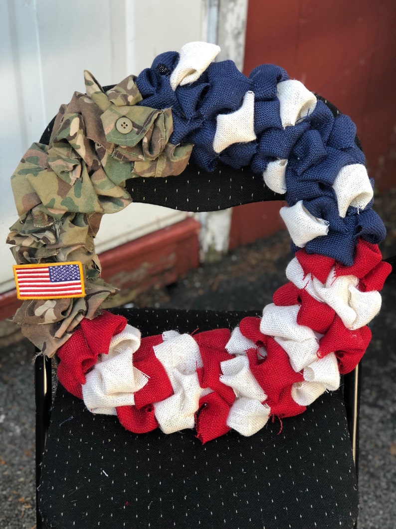 camo burlap rolls for wreaths