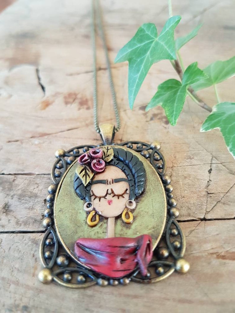 Jubly Umph Necklace - Day of the Dead Frida Kahlo main image 1