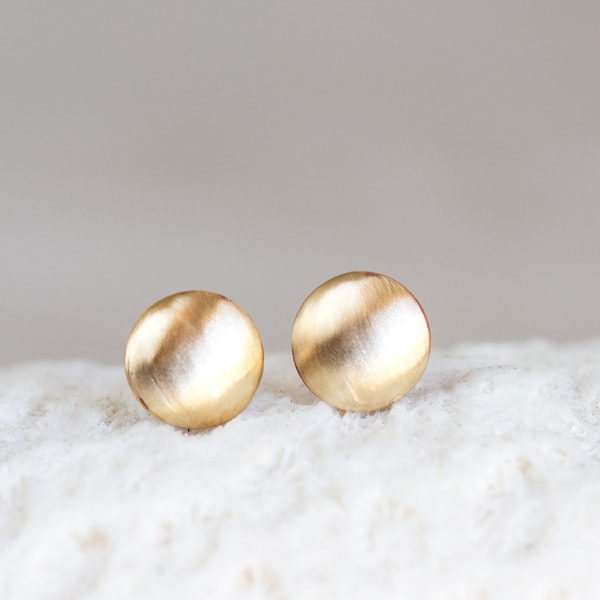 Mathi Gold Tone Silver Earrings