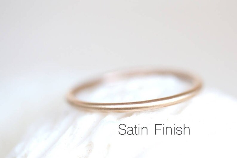 14K Gold Wedding Band 2mm Half Round 14K Gold Band EcoFriendly Solid 14K Gold Band Women/'s 14K Yellow or 14K Rose Gold Wedding Ring Band