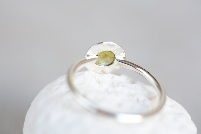 Size 6 and Made to Your Size Sapphire Ring Natural Sapphire Ring Sapphire Ring Yellow Sapphire 18K Gold /& Silver Ring Rose Cut Sapphire