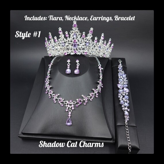 Quinceanera necklace hotsell and earrings