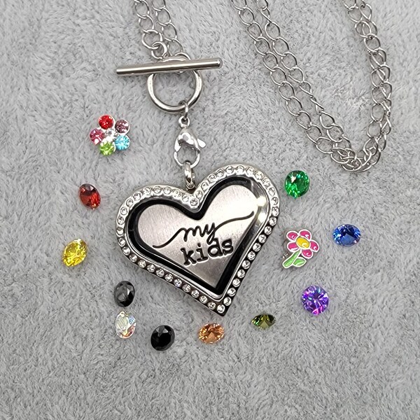 CharmSStory 28" Rolo Chain Necklace - Perfect For Floating Lockets (Lobster Clasp, Base Metal)