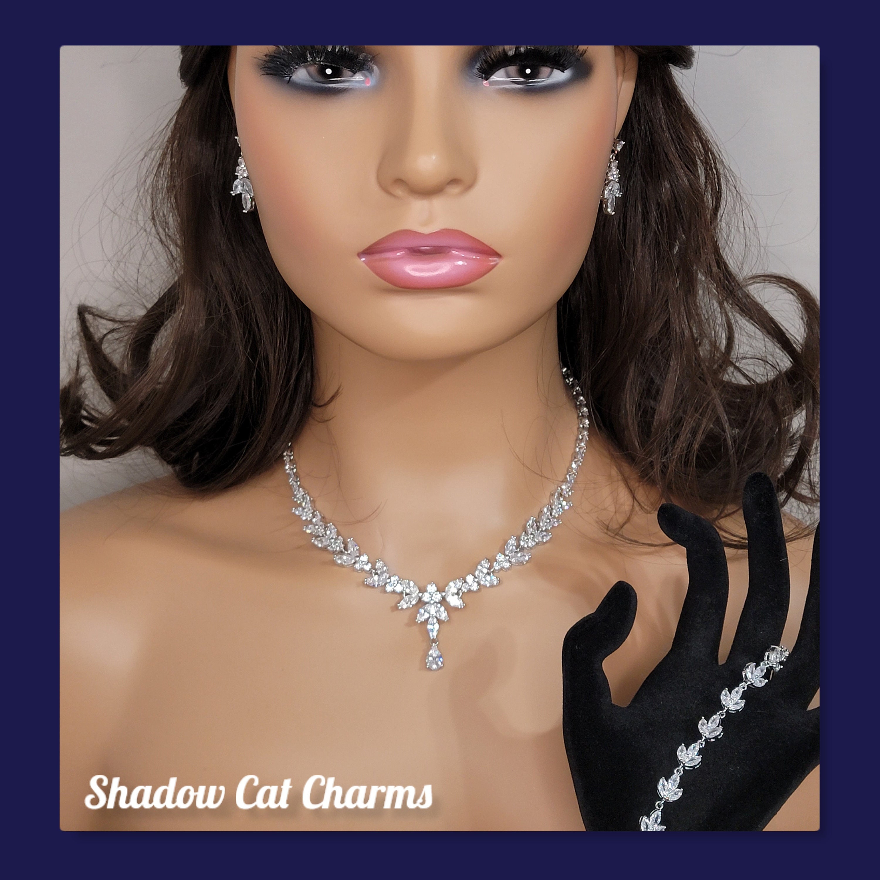 Necklace and hotsell earring set swarovski