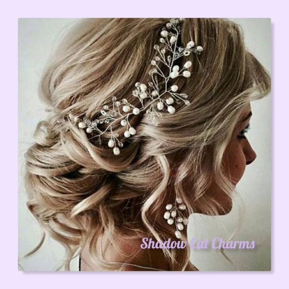 Buy Wedding Hair Vine With Pearl and Crystal Hair Vines for