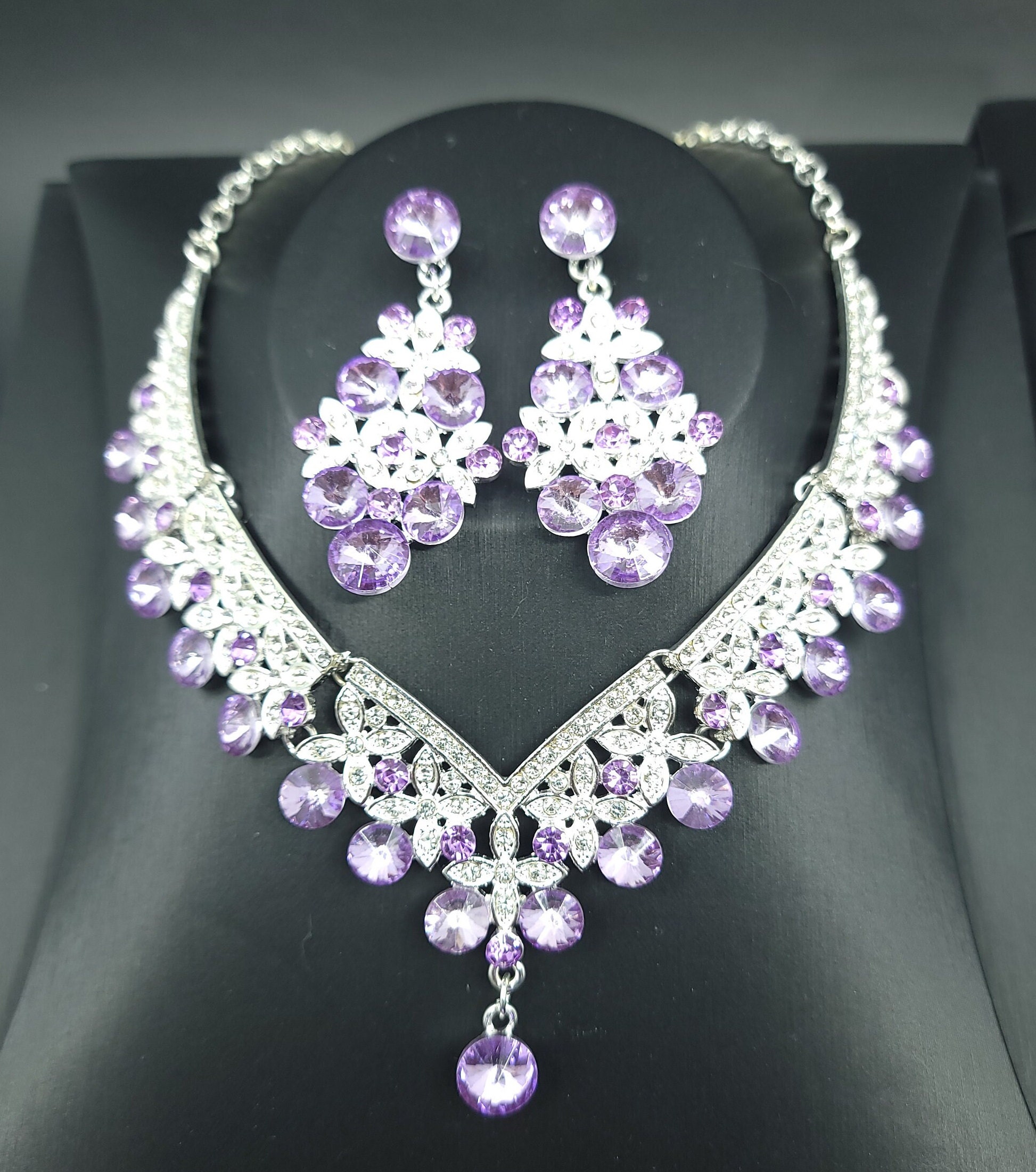 Top 160+ quinceanera necklace and earrings super hot seven.edu.vn