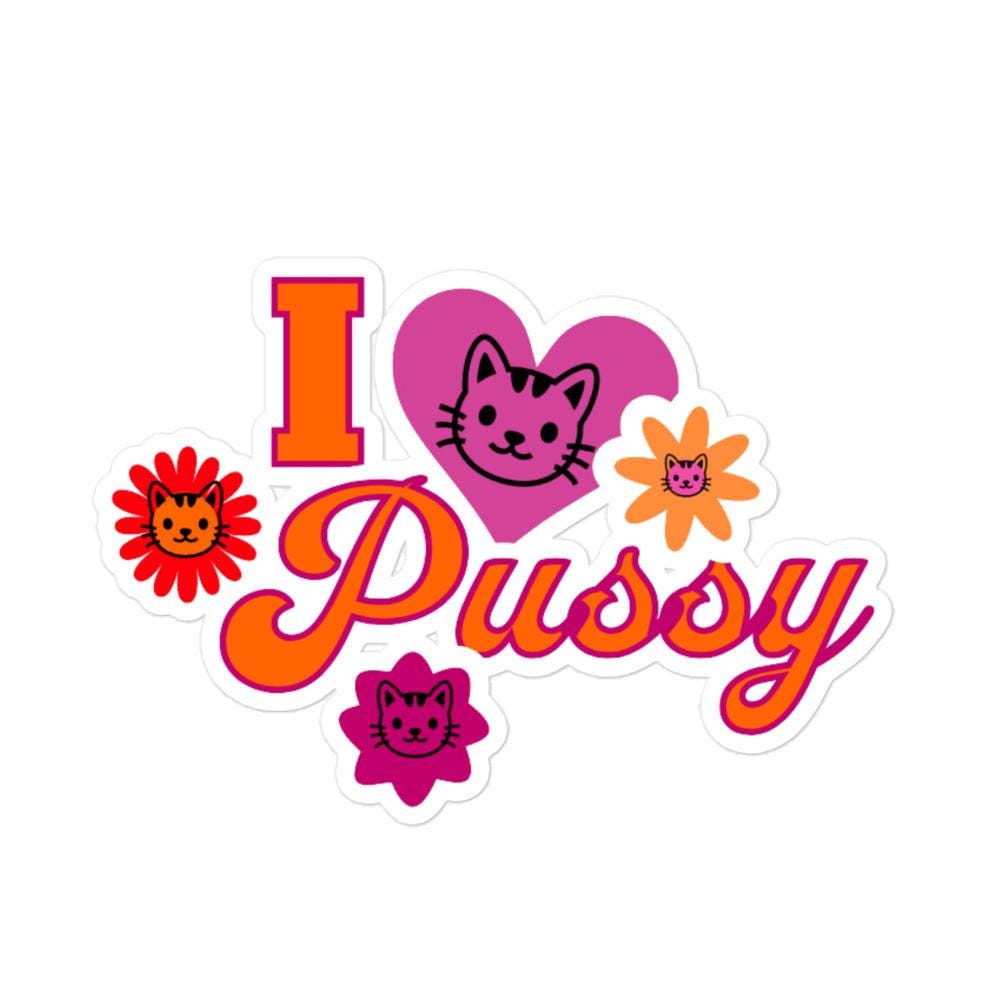 Funny Lesbian Cat Mom Vinyl Sticker - Sapphic Humor Pride Gift - Etsy