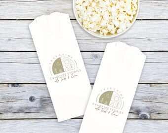 Popcorn or Treat Bags, Content Creator, Influencer, Promotional, Live Event, Subscriber Meetup, Con - Customized With Your Logo