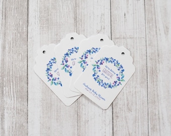 Baby Shower, Wedding, Engagement, Bridal Shower Tags - Personalized - We're Berry Grateful For You