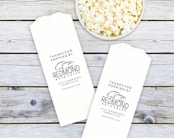 Popcorn or Treat Bags, Car Dealership, Auto Sales, Promotional, Open House - Customized