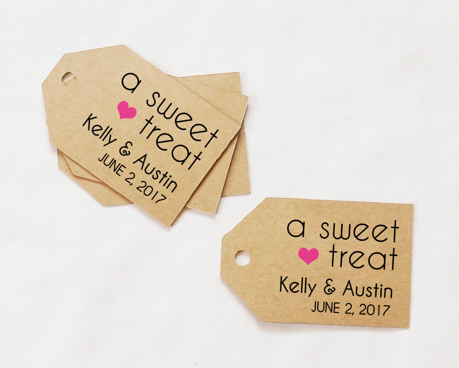 Wedding Tags, Custom Favor Tags, Personalized Labels, Sweet Treat, Reception Gifts, Party Favors, Gift Tags, Bridal Shower, Engagement Party