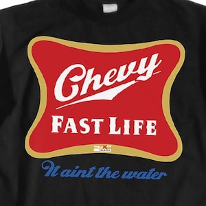 Chevy - Fast T-Shirt - Black - Sizes up to XXXXL