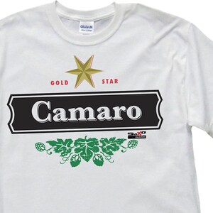 Camaro - Type T-Shirt - White - Sizes up to XXXXL