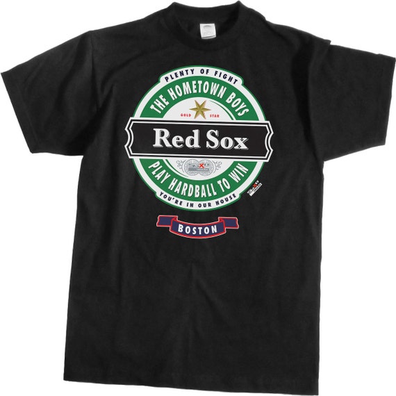 black red sox shirt