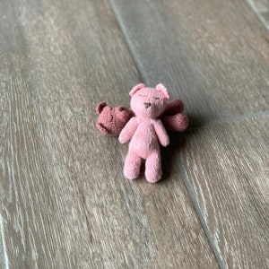Tiny Bear, Pink, Newborn Photo Prop