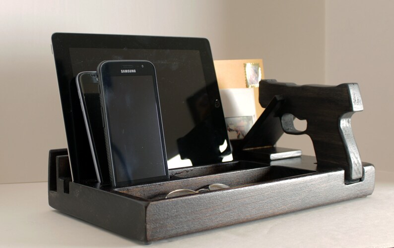 Personalized gift for men military gift Gun nightstand Etsy